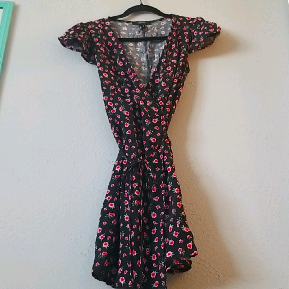 Forever 21 Floral Wrap Dress